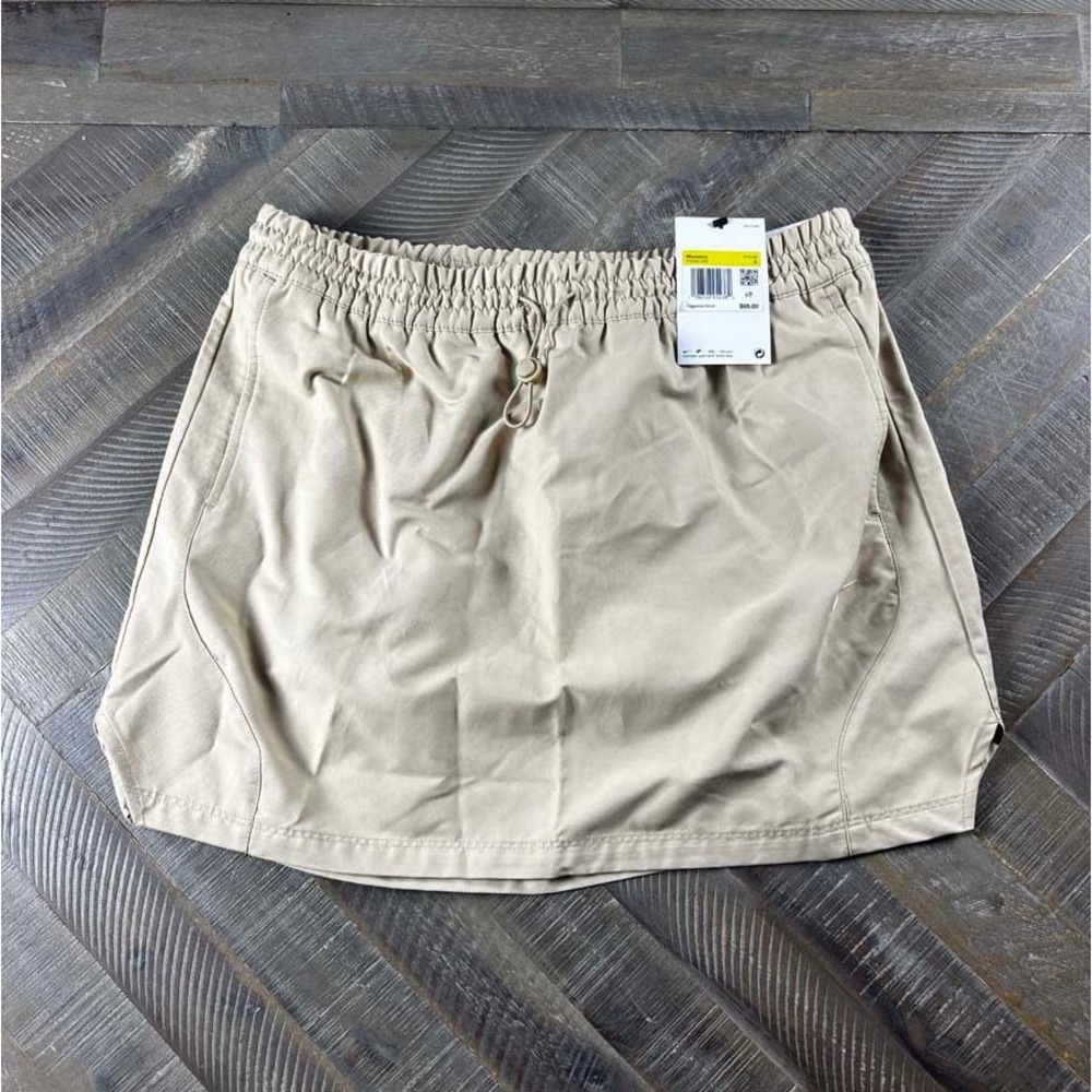 Nike Sportswear Essential Woven Skirt Khaki Tan IF0556-286 Womens Small NWT